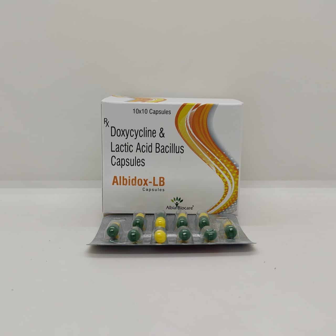 ALBIDOX-LB Cap. | Doxycycline 100mg + Lacto Bacillus (5 Billion spores)